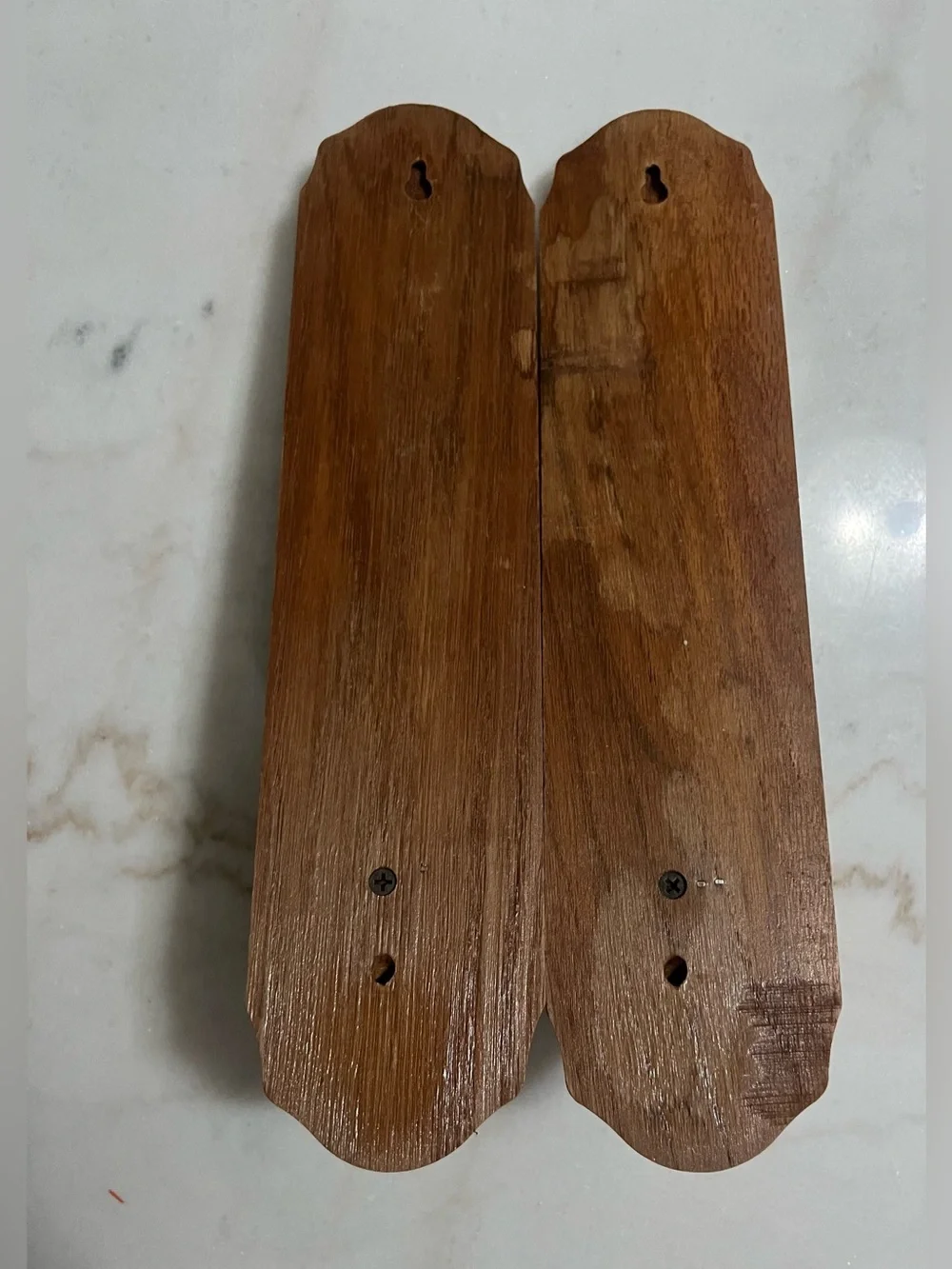 Vintage Traditional Or Colonial-style Solid Wood Wall Sconce Candle Holders